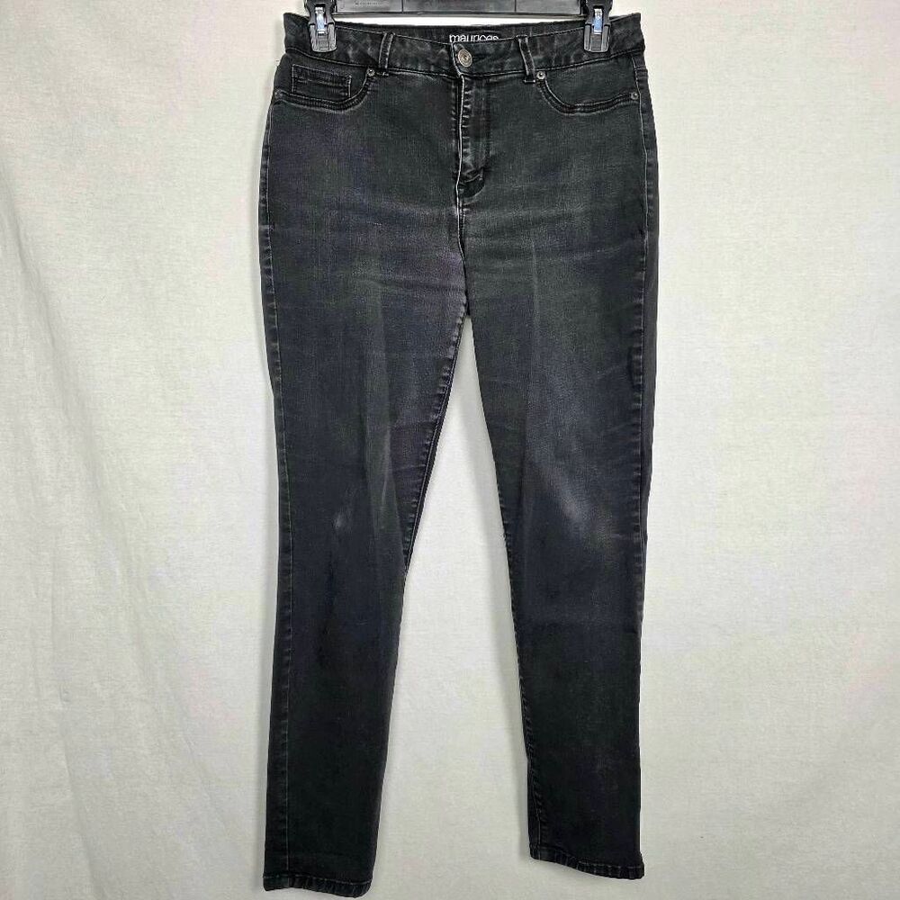 Maurices High Rise Super Stretch Skinny Jeans L Short Gray